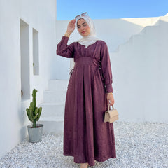 Satin Wrap Dress