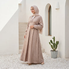 Satin Wrap Dress