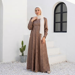 Satin Wrap Dress