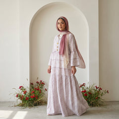 Pure Linen Embroidered Dress