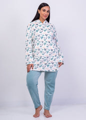 Heart Hoodie Pajama Set | Fulana Winter Love Collection