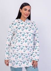 Heart Hoodie Pajama Set | Fulana Winter Love Collection