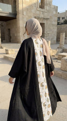 Printed Linen Cardigan – Modest Elegant Layering Piece