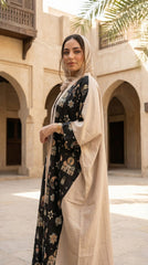 Printed Linen Cardigan – Modest Elegant Layering Piece