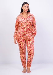 Botanical Velvet Pajama Set | Fulana Winter Collection