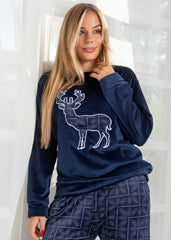 Velvet Pajama Set – Two-Piece Winter Homewear | Fulana