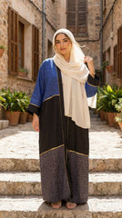 Multi-Tone Printed Linen Cardigan – Chic Modest Statement
