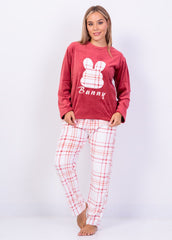 Bunny Velvet Pajama Set | Fulana Cozy Collection