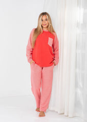 Soft Velvet Pajama Set – Cozy Winter Homewear by Fulana