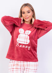 Bunny Velvet Pajama Set | Fulana Cozy Collection
