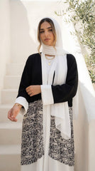 Colorblock Modest Cardigan .