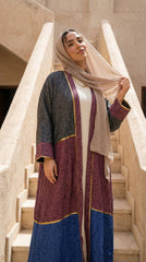 Multi-Tone Printed Linen Cardigan – Chic Modest Statement