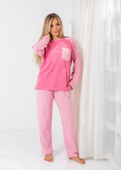 Soft Velvet Pajama Set – Cozy Winter Homewear by Fulana