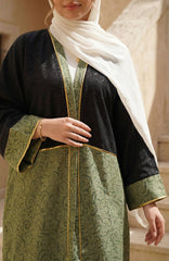 Multi-Tone Printed Linen Cardigan – Chic Modest Statement