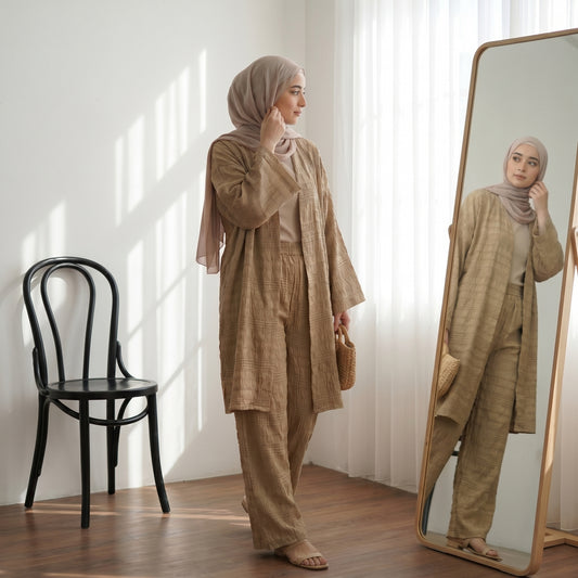 Textured Linen Suit