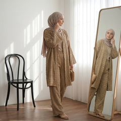 Textured Linen Suit