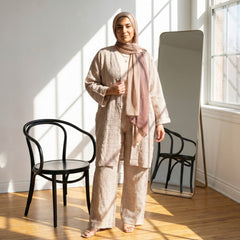 Textured Linen Suit