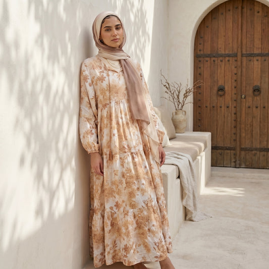 Vibran Cotton Floral Dress