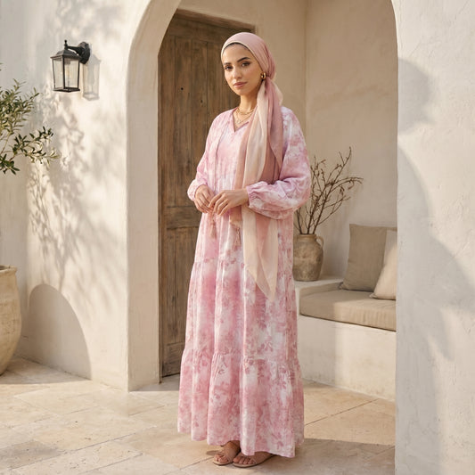 Vibran Cotton Floral Dress