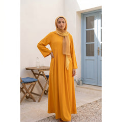 Cotton Vibran Hooded Dress