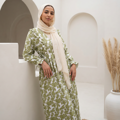 Linen Printed Dress