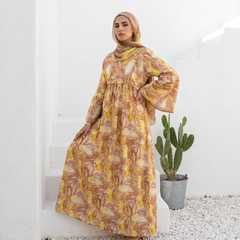 Printed Cotton Vibran Dress