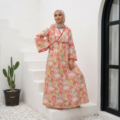 Printed Cotton Vibran Dress
