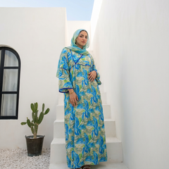 Printed Cotton Vibran Dress