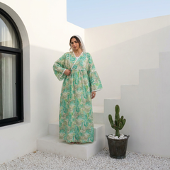 Printed Cotton Vibran Dress