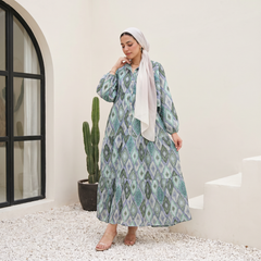 Ribbed Linen Dress