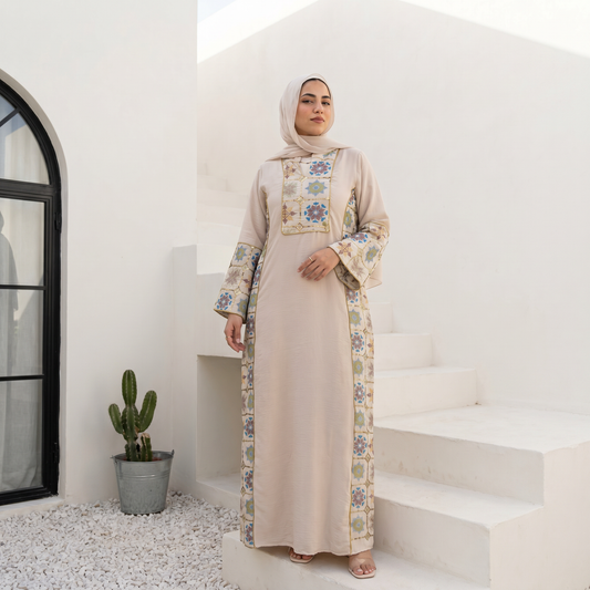 CY Embroidered Abaya