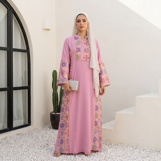 CY Embroidered Abaya